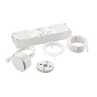 CP Electronics PRM Switching Miniature IP40 Ceiling Flush Mounted Microwave Presence/Absence Detector with Pre-Wired PSU up to 10