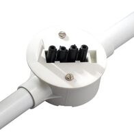 CP Electronics 4 Pole Female Ceiling Rose No Connector Plug