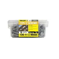 Type 17 Screws 12G | Galvanized Coating | Class 4 Strength | @Box of 100 | by Fire Factory Australia