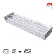 2x10W 2 Foot LED Emergency Light | Wire Guard Protection | Lithium Battery Powered | by Fire Factory Australia