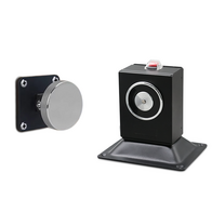 Floor and Wall Mount Door Holder | 60kg Holding Force | Heavy-Duty Metal | by Fire Factory Australia