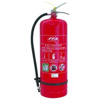 9.0 Litre Air Water Fire Extinguisher | Stainless Steel | Class A Fire Safety | Environmentally Friendly | by Fire Factory Australia