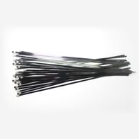 Stainless Steel Cable Tie 304SS | Corrosion Resistant | 4.6mm Width | 360mm Length | @Bag of 100 | by Fire Factory Australia