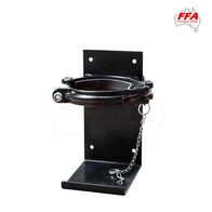 Heavy Duty Vehicle Bracket for 4.5Kg Extinguisher | Black Galvanized | Cannon Style Design | by Fire Factory Australia