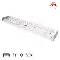 2x20W LED Emergency Light with Wire Guard | Lithium Battery | Ceiling or Wall Mountable | by Fire Factory Australia