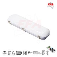 Smart LED Tri-proof 2 Foot Twin Emergency Batten | Adjustable CCT | IP65 Rated | Energy Efficient | by Fire Factory Australia