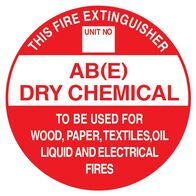 Extinguisher Identification Sign | Durable Metal Construction | Weather-Resistant | by Fire Factory Australia