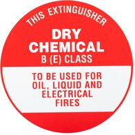 Extinguisher Identification Sign | Durable Metal Construction | Weather-Resistant | 193mm x 193mm | by Fire Factory Australia