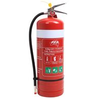 9.0 kg ABE Dry Chemical Powder Extinguisher | Wall Bracket Included | Portable & Easy to Operate | by Fire Factory Australia