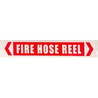 Fire Hose Reel Sign with Sticker | Weather-Resistant Vinyl | High Visibility | by Fire Factory Australia