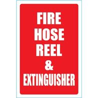 Fire Hose Reel & Extinguisher Sign | Durable Plastic or Metal | Complies with AS/NZS 2293 | Clear Identification | by Fire Factory Australia