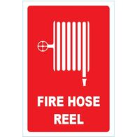 Fire Hose Reel Sign (Metal) | Durable Metal Construction | Weather-Resistant | Clear Identification | by Fire Factory Australia