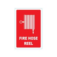 Fire Hose Reel Location Sign (Small) | Weather-Resistant Vinyl | Clear Visibility | @Each by Fire Factory Australia