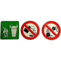 Large Pictograph for Air/Water | High Visibility | Durable Plastic | by Fire Factory Australia