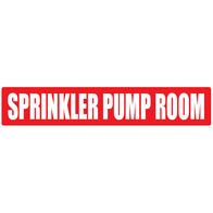 Sprinkler Pump Room Red Strip | High Visibility | Durable Plastic | Fire Safety Signage | by Fire Factory Australia