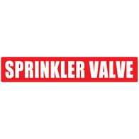 Sprinkler Valve Red Strip | Durable Weather-Resistant Plastic | High Visibility | by Fire Factory Australia