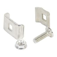 Cablofil Zinc Coated Large Clamp Plate, Small Clamp Plate, Coach Bolt M6 x 20mm and Nut Fixing Kit