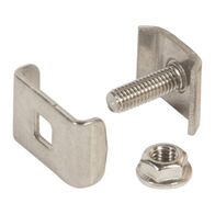 Cablofil 316L Stainless Steel Large Clamp Plate, Small Clamp Plate with Integrated Bolt and Nut M6 Fixing Kit