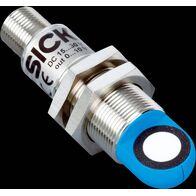 Ultrasonic Distance Sensor UM18 | IO-Link Interface | 350 mm Range | Immune to Dust & Humidity | by SICK