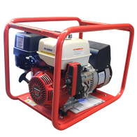 Honda GX390E Portable Petrol Generator | Key & Pull Start | Heavy-Duty Frame & Low Distortion Alternator | by Genelite