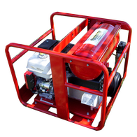 7.0 kVA 200 Amp AC Welder & 14 CFM Compressor | Heavy-Duty Welding | Integrated Battery Charger | by Genelite