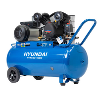 3HP Piston Compressor | 100L Capacity | 11.1 CFM Air Displacement | Belt-Drive Design | by Genelite