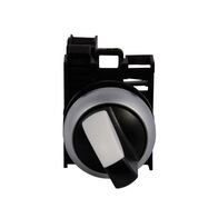 2-position Mom selector switch, 1NO/1NC (2-position Mom selector switch, 1NO/1NC (M22-WKV-K11-P))