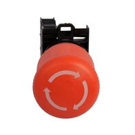 Red Twist-to-release e-stop, 1NO/2NC CB (Red Twist-to-release e-stop, 1NO/2NC CB (M22-PVT-K12-P))