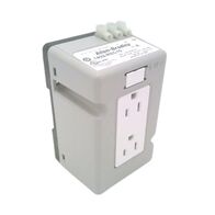 Allen-Bradley 1492REC15 Standard Duplex Receptacle 15 Amp DIN Rail Mount
