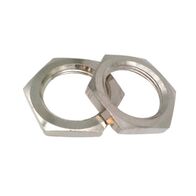 Allen-Bradley 871CN3 Nickel-Plated Brass Mounting Nuts 18mm Diameter