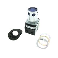 Allen-Bradley 800TQAH2B Illuminated Extended Blue Head Pushbutton