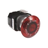 Allen-Bradley 800TFXJEPH16RA1 Red Jumbo Mushroom Pushbutton with Illuminator