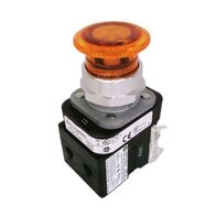Allen-Bradley 800TFXTQH2AA1 Amber Mushroom Style Pushbutton