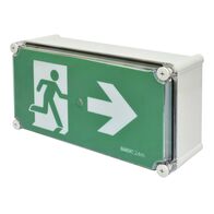 DIFFUSER WP EXIT WALL RMAN RIGHT ARROW (Diffuser to suit MLEDLPWP Exit - Wall Mount (Running Man - Right Arrow))