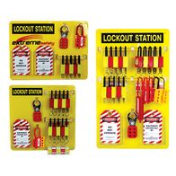 LOCKOUT 20 STN 15LOCKS 7HASP 20TAGS KIT (Lockout 20 Stn 15Locks 7Hasp 20Tags Kit)