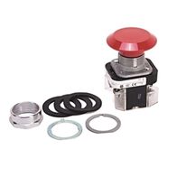 Allen-Bradley 800TCFXJ6A5S Push-Pull Jumbo Mushroom Head Device Red