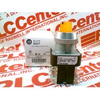 Allen-Bradley 800T 2 Position Maintained Selector Switch Amber