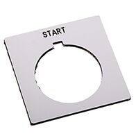 Allen-Bradley 800HW526 Legend Plate 30mm Push Button Start White