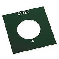 Allen-Bradley 800HY47 Legend Plate Single Pushbutton Start Green
