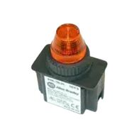 Allen-Bradley 800L18L24A Amber LED Pilot Indicator Light 24V AC/DC