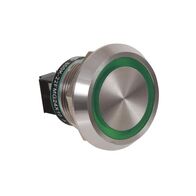 Allen-Bradley 800K22FMG24X10 Illuminated Green Piezo Pushbutton 22.5mm 24V AC/DC