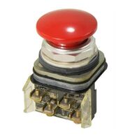 Allen-Bradley 800TD6A Momentary Push Button Mushroom Head Red