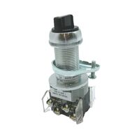 Allen-Bradley 800HJP2KB7AAXX Selector Switch 3 Position Black Knob