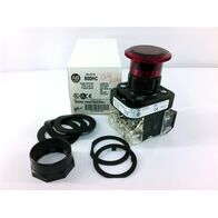 Allen-Bradley 800HCFRXTQH24RA1 Illuminated Push-Pull Mushroom Head Push Button