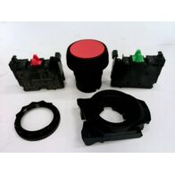 Allen-Bradley 800FPF4PX11 Non-Illuminated Red Momentary Push Button