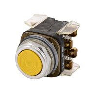 Allen-Bradley 800TA9B Momentary Push Button Yellow Flush Head