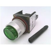 Allen-Bradley 800MRQA12G Small Round Push Button Switch Operator with Green LED