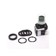 Allen-Bradley 800HQRAH2G Illuminated Green Push Button with Guard