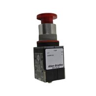 Allen-Bradley 800MRD6B Red Mushroom Head Momentary Push Button
