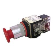 Allen-Bradley 800MRB6B Red Momentary Push Button